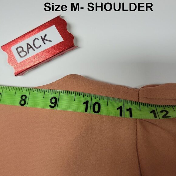 TAN Brown Caramel Blouse Top,various Sizes M, L- NEW - Picture 7 of 16